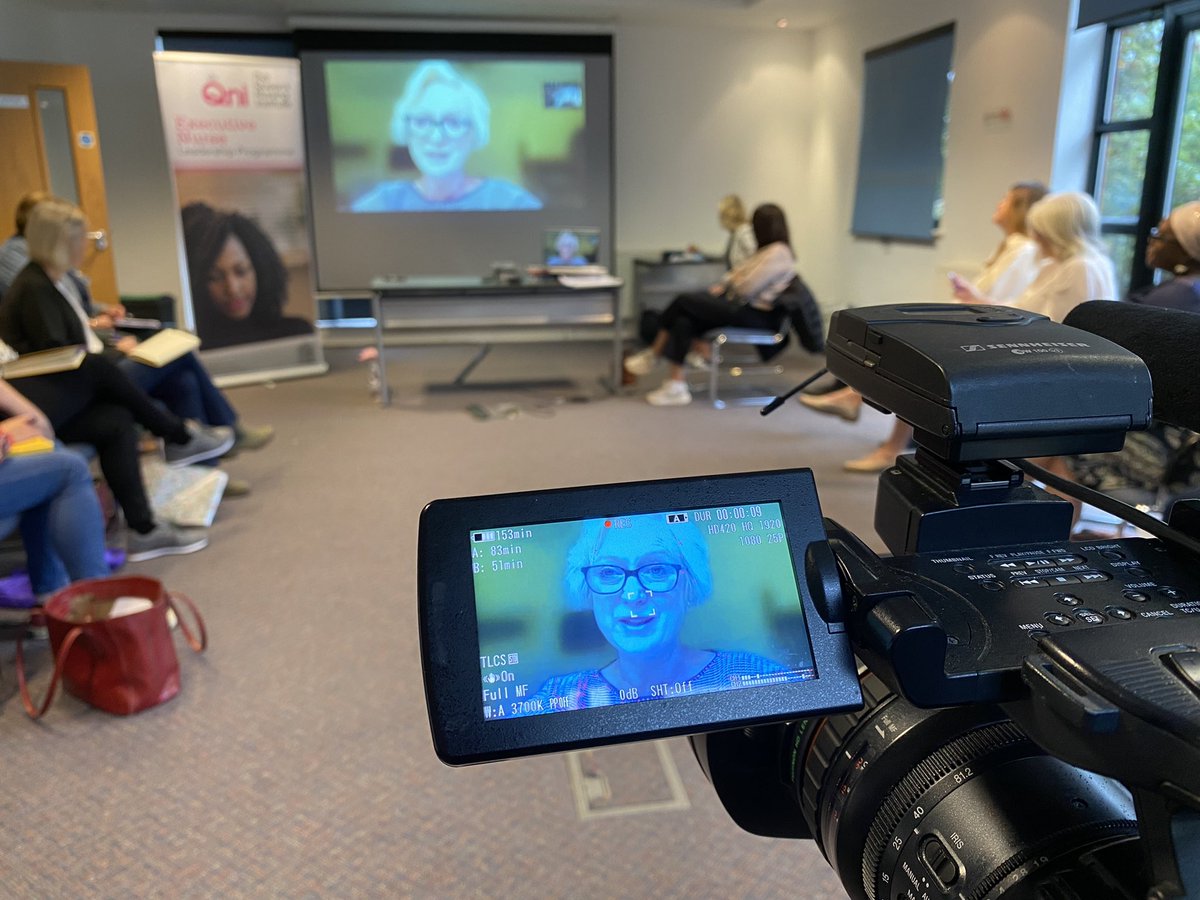 Barford_Prods's tweet photo. Great to be back filming at live events again!  A leadership conference for executive nurses run by the The Queen's Nursing Institute. A mix of event filming and delegate interviews, with Ruth May on Zoom, to create a short film to support awareness of the programme. @TheQNI https://t.co/5mt0XJZYti