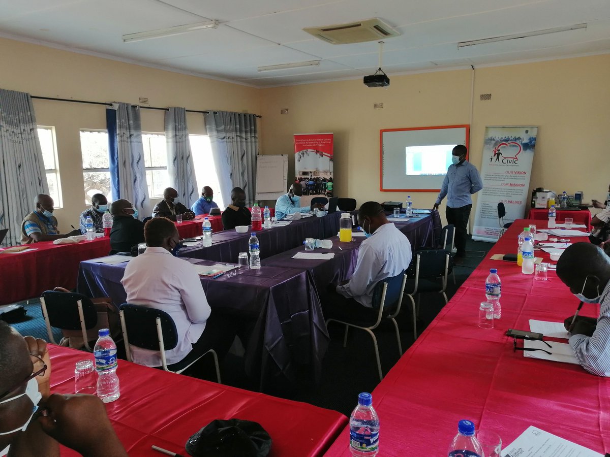 CFHDZIMBABWE's tweet photo. In #Mudzi #happening #now 
Collaborative Local Governance Policy Visioning Workshop for Mashonaland East Province organized by #CFHD supported by all 8 districts in the province are in attendance. #SocialAccountability https://t.co/Sg8DtSeOB5