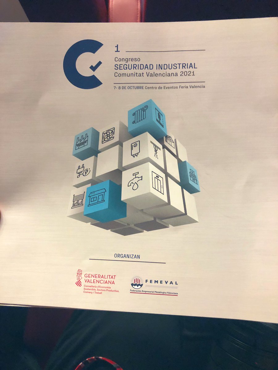 FEEDAAscensores's tweet photo. 📍Hoy participamos en @congresoSIcv Congreso sobre Seguridad Industrial, organizado por #generalitatvalenciana y @FEMEVALes
Patrocinado por @AXASegurosEs @TECNIFUEGOAESPI @fmgrupotec y #HIDEM https://t.co/oezPKVJSux