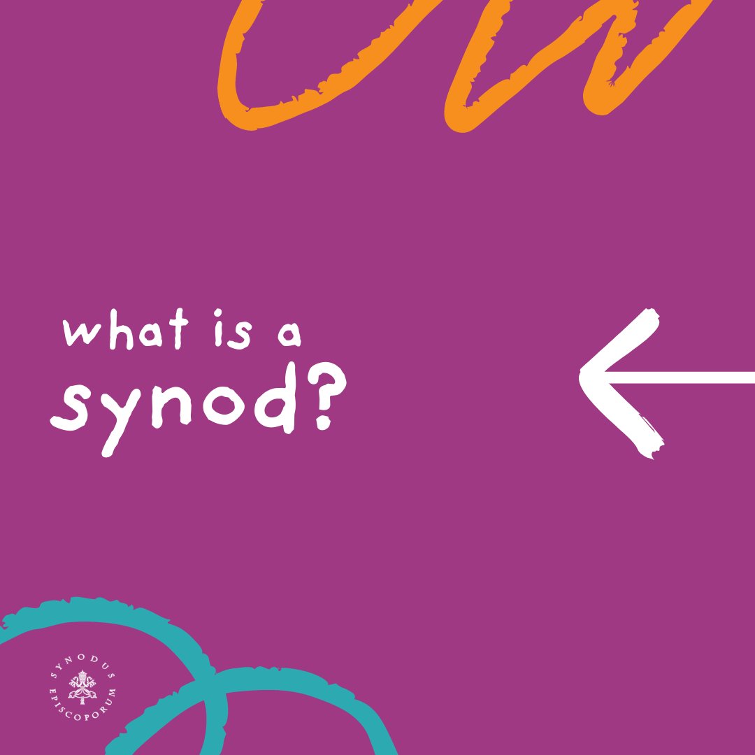 Synod_va's tweet photo. The Synod on Synodality begins on Saturday. Need to be reminded about the details of our journey? Here is what you need to know for Saturday. 

📌What is a synod?
#Synod #ListeningChurch https://t.co/7tCOEuR7LO