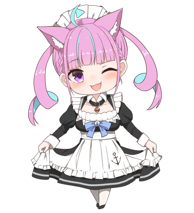猫耳メイド
#あくあーと 
