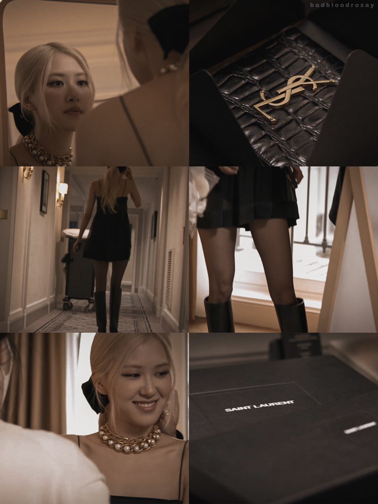 badbloodrozay's tweet photo. get ready with rosé by vogue paris for saint laurent fashion show

#ROSÉ #로제 https://t.co/v7ZC1bq9Ks