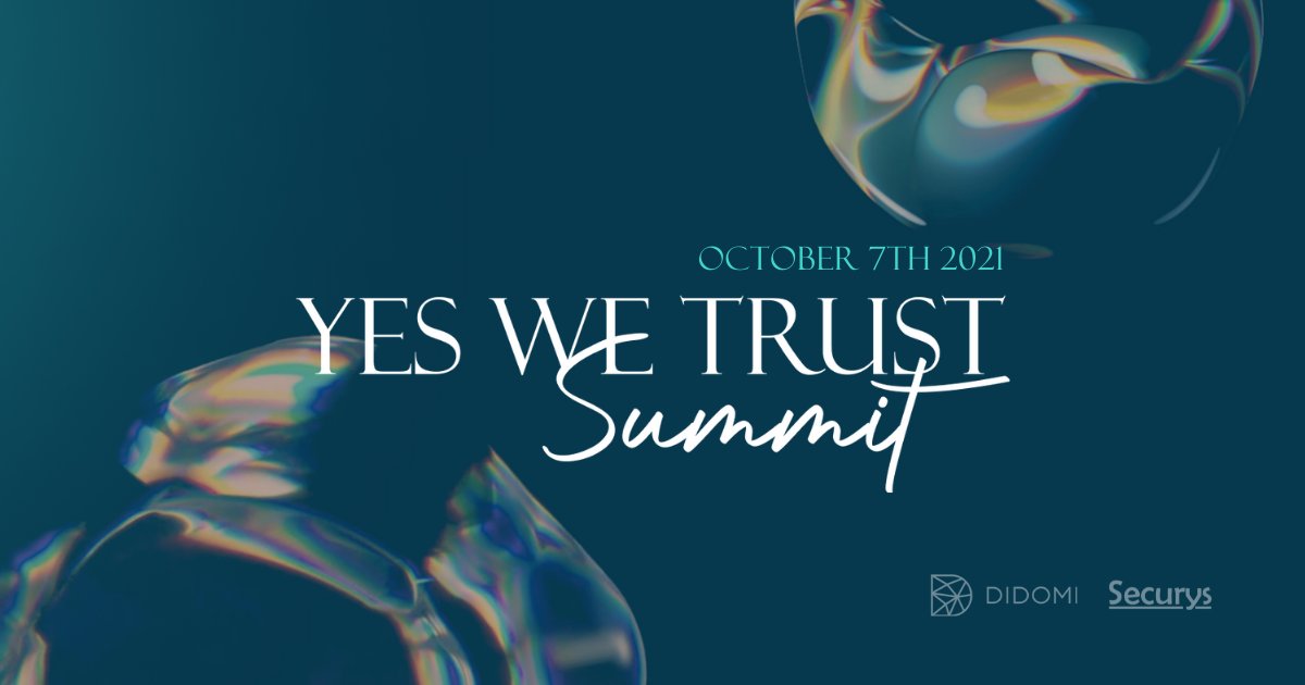 Lunch break ! 

We want to thank your for your attention this morning. 

Now it's time for you to get your best food, having a break, doing some moves because the summit will be back at 03:00 p.m and what is coming is really exciting ! 
#yeswetrust #summit #ywt2021