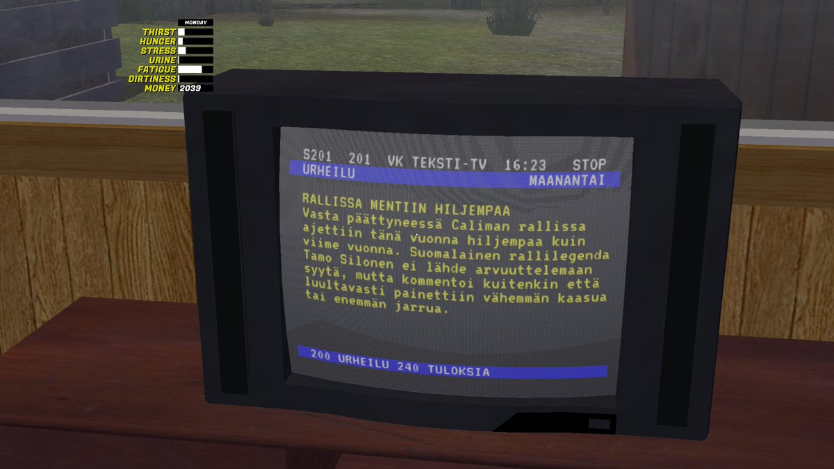 Onnea 40-vuotiaalle YLE:n #tekstitv lle! Tokihan tämä arjen ilo on sisällytetty myös #mysummercar peliin 😎