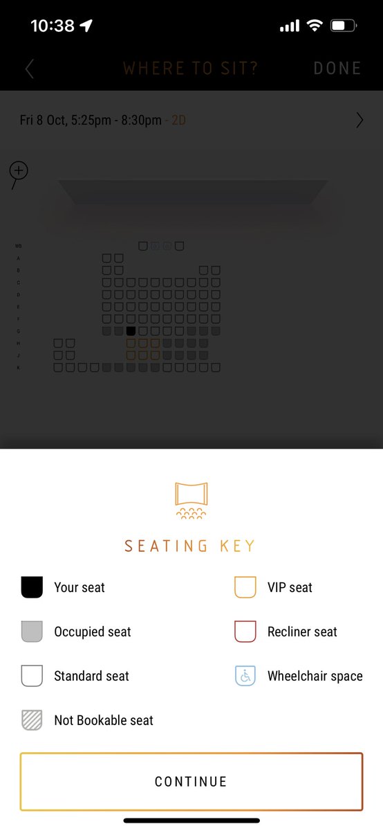 ⁦<a href="/vuecinemas/">Vue</a>⁩ ⁦<a href="/theturbochimp/">Donald Stirling</a>⁩ Hi there very happy to be back watching good movies again but baffled by the seating chart key which is pretty useless for those with a level of colourblindness. Why not use symbols or letters for the Reclining or VIP seats?