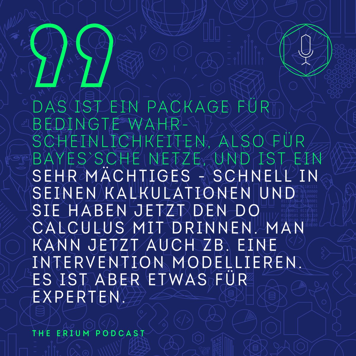 TheEriumPodcast's tweet image. Welche Packages gibt es bereits, die ich für #causalmachinelearning nutzen kann? Unter anderem NumPyro. Was das ist erklärt Maksim in diesem Post. Wenn ihr mehr über das Thema #causalmachinelearning erfahren wollt, dann hört gern in die Folge rein!

theeriumpodcast.de/2307/