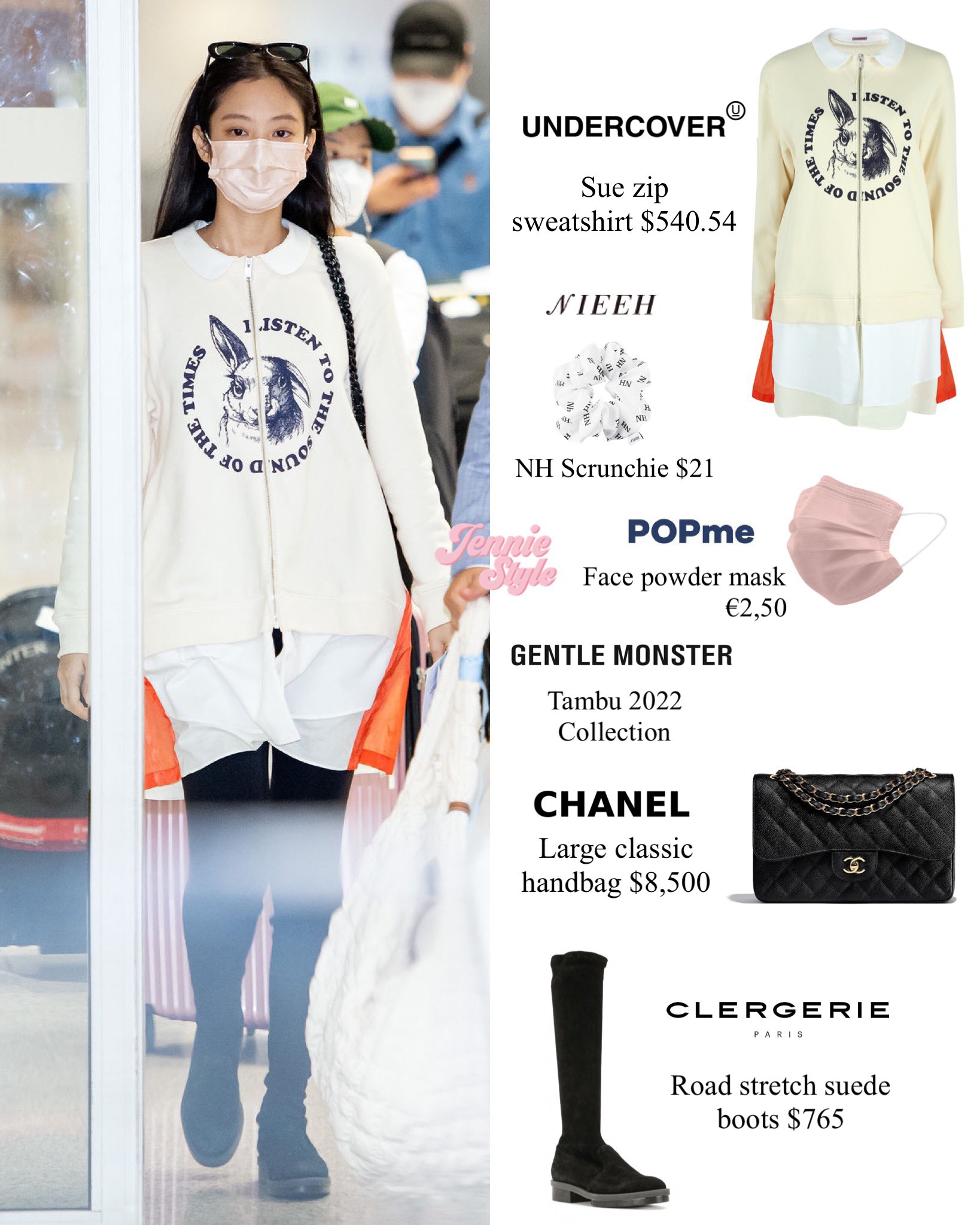 ❦ on X: jennie wearing a chanel rain boots ✦ﾟ