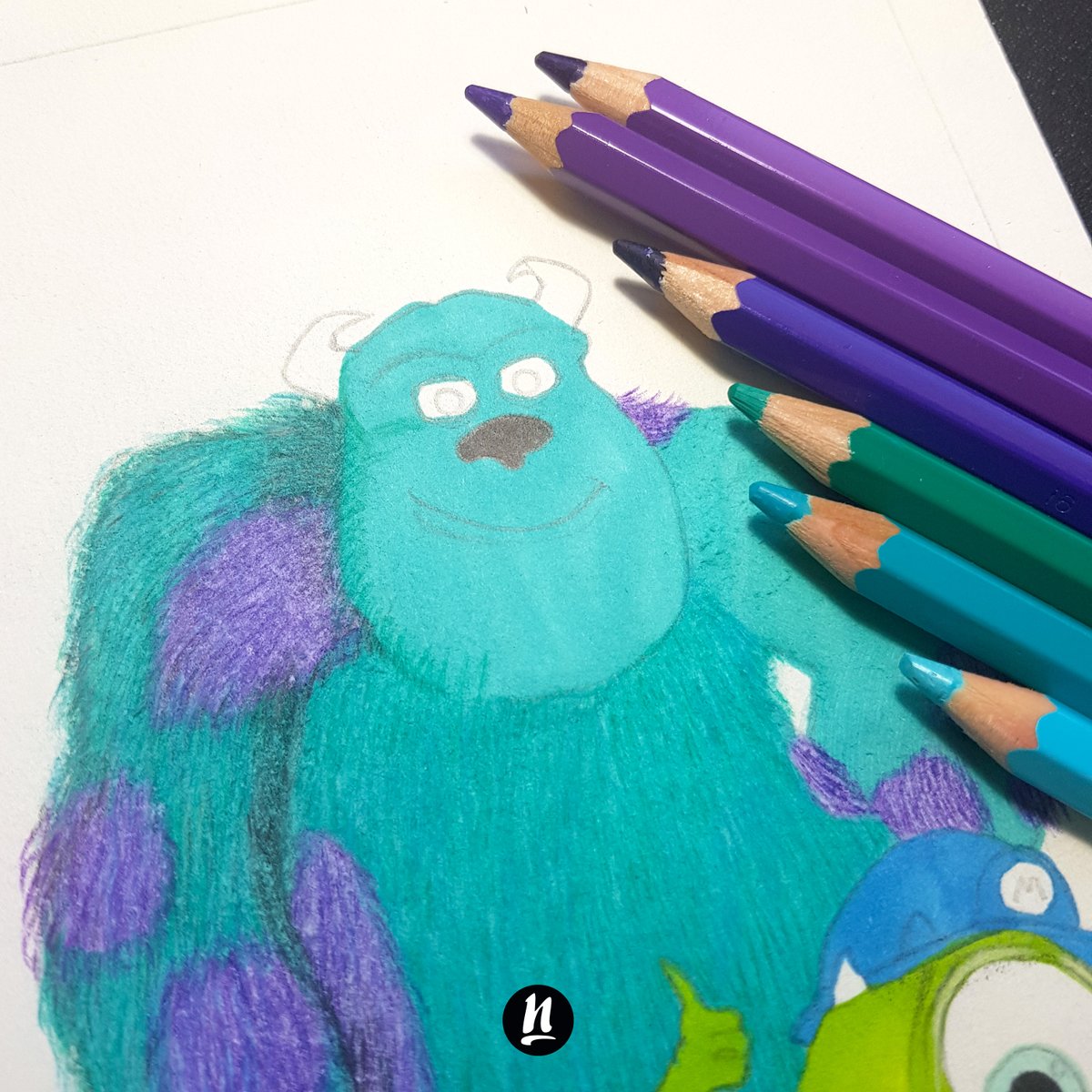 NoemiLuque_'s tweet photo. 💜💙 "La vida es diferente, asustar ya no basta"💙💜
Esta quedando un gatito muy achuchable! 😍
Segundo personaje listo! ✔
¿Qué os parece a vosotros? ¿os gusta como va quedando?
↪️https://t.co/JuIqgqkhn0
#wip #monstruossa #monstersa #sully #pixar #disney #sketch #love https://t.co/IB2isMM245