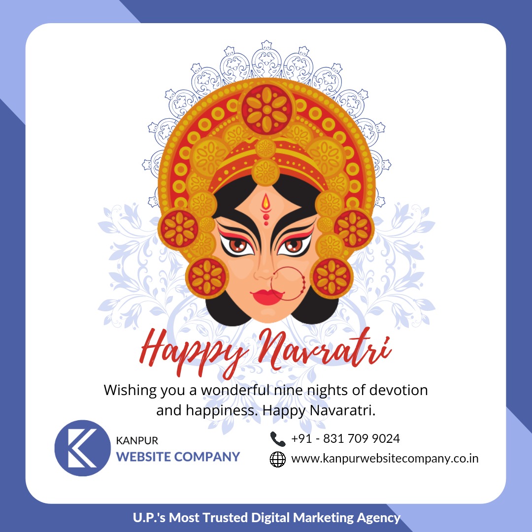kanpurwebsiteco's tweet photo. Wishing you wonderful nine nights of devotion and happiness. #HappyNavaratri. https://t.co/3OCBfgS7J8
