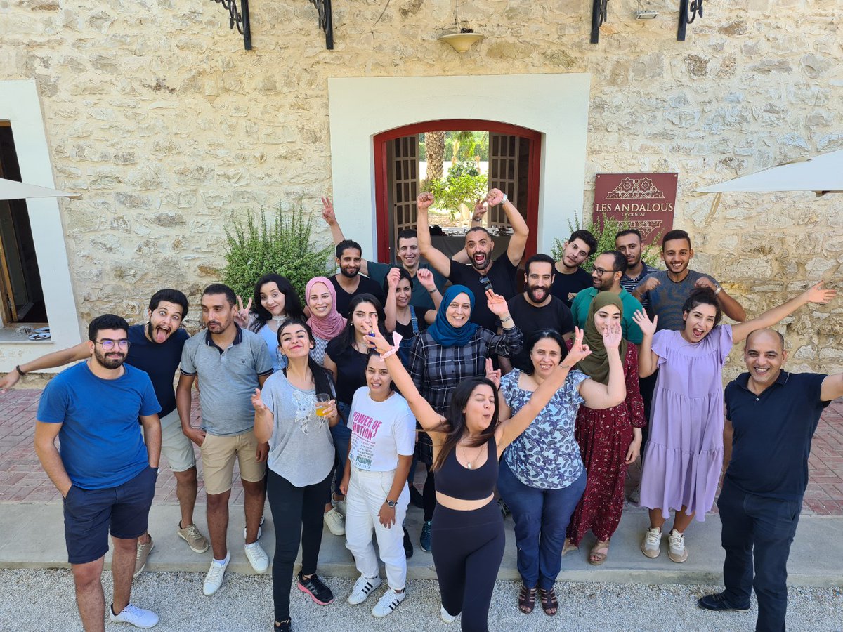 SPX_dynamics365's tweet photo. Retour en image sur notre évasion dans la #joie et la bonne #humeur.
#Tha7ka et #Tfadlik ont été les maitres mots de notre journée! 
Notre #Team s’est bien amusé à travers les diverses activités de team building! 🤸‍♀️🤸🥳
 #SPX’Lamitna #2K21 https://t.co/sJkR3tAtcF