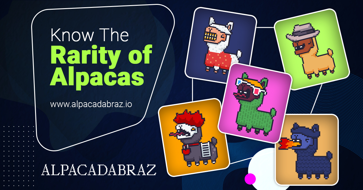 ALPACADABRAZ's tweet photo. The rarity of the ALPACADABRAZ is based on Backgrounds, Bodies, Hats, Hair, Eyes, Mouth, Neckwear, Saddles, Ass, and Colors. Get ready to mint them soon!
Join Discord: https://t.co/wwxRikHwM8 
.
#ALPACADABRAZ #NFT #Blockchain #Crypto #NFTCollectibles #NFTArtist #NFTartist #nftart https://t.co/YiVJnDD30l