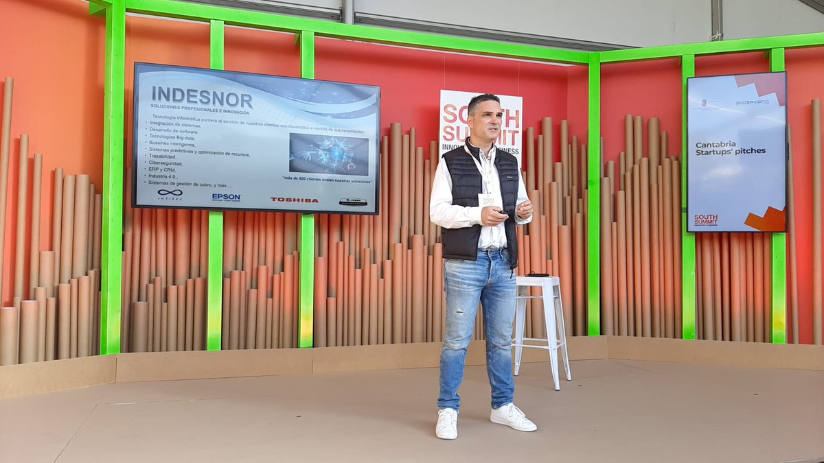 Sodercan's tweet photo. #SouthSummit2021 | Tercera y última jornada del @south_summit Hoy han hecho sus pitch las #startup de #Cantabria:
▪️ Gustavo dos Santos CPO @Uktena_es
▪️ Mario Cabrero de #INDESNOR @INFITEC
▪️ Carlos Recio @Karecal CEO @idrus_si_
▪️ Pablo Sánchez @psanchezmv CEO #ENERLENCE https://t.co/VoN0EK9vlv