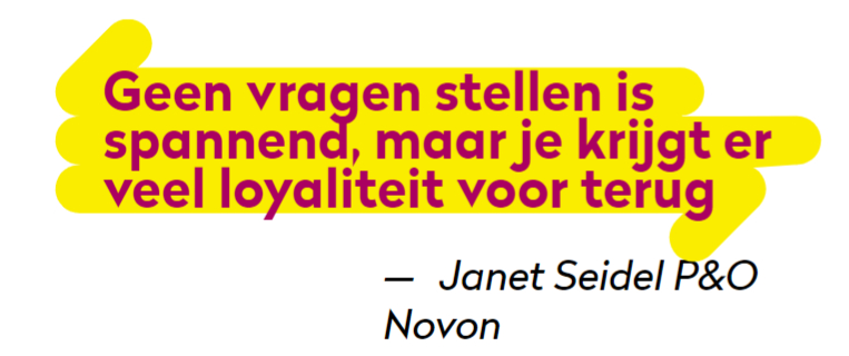 ‘Geen vragen stellen is spannend, maar je krijgt er veel loyaliteit voor terug’ ~ Janet Seidel coördinator P&amp;O bij <a href="/novonschoonmaak/">Novon Schoonmaak</a> over #OpenHiring: een baan zonder sollicitatiegesprek bit.ly/3oyWCiz #arbeidsmarkt #werk