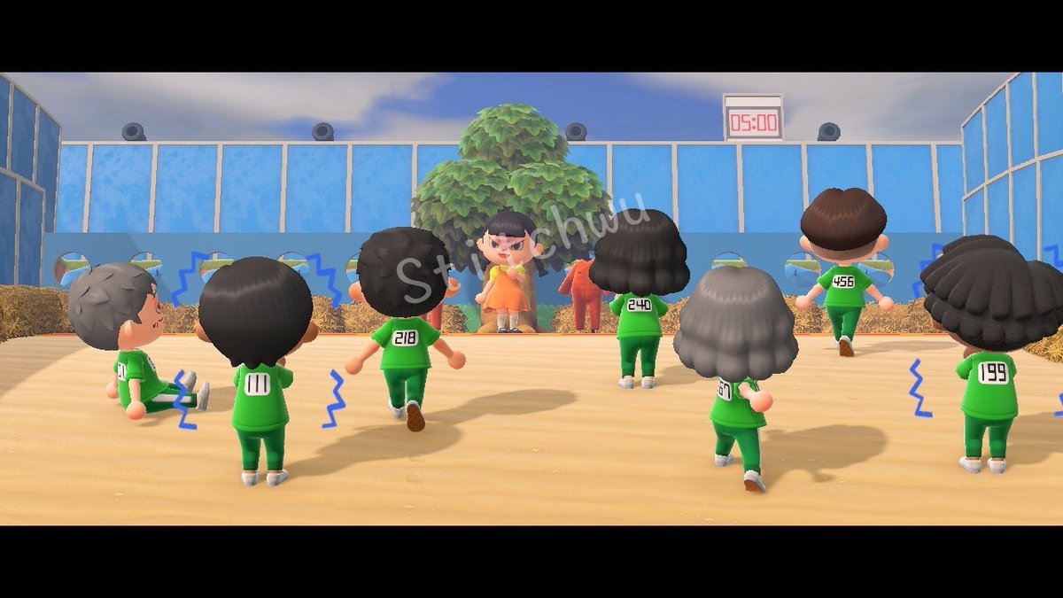 JVCom's tweet photo. Squid Game, mais dans Animal Crossing. 

(via https://t.co/EQBzshnRw5) https://t.co/vfHdK5z7cO