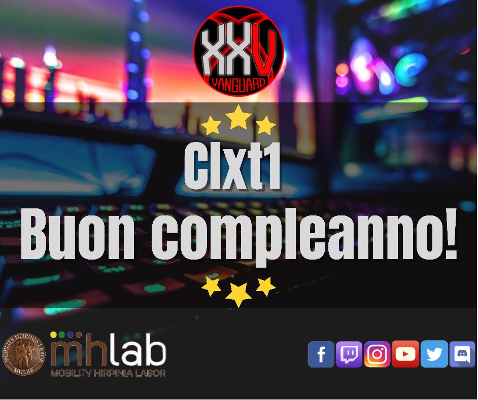 Auguri, auguri carissimo <a href="/Clxt1/">R. C. R. A.</a> 🥳🥳🥳

#happybirthday #community #xboxcommunity #gaming #gamers #gaming #games #play #ps #xbox #xboxone #pc #friends
