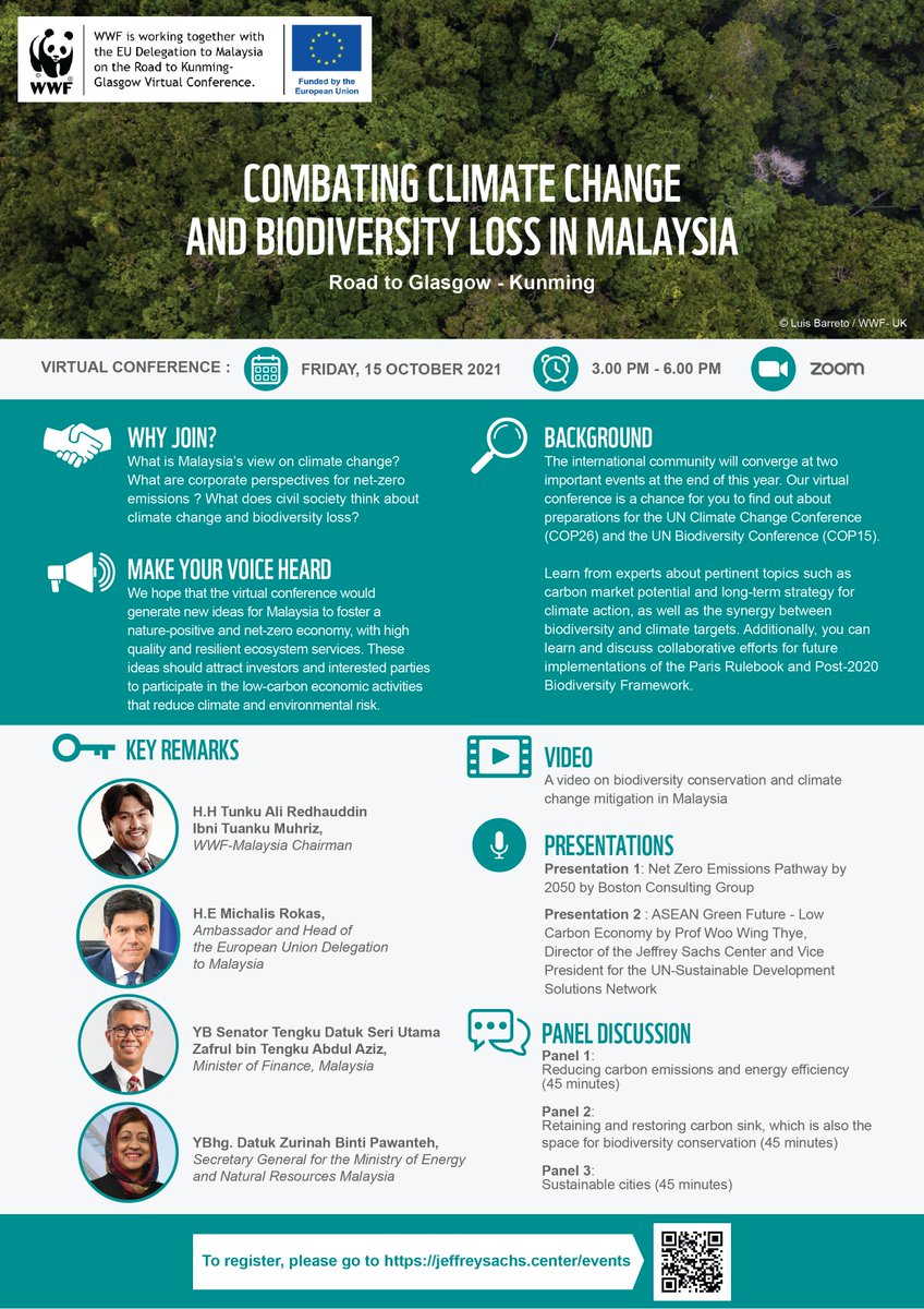 iurc_aa's tweet photo. Want to know how cities can help combat #climatechange & #diversityloss? Join Panel 3 of "Road to Kunming/Glasgow", 15 Oct, 5 p.m. MYT to learn best practices from 3 EU and Malaysian cities. More info: https://t.co/b1vvuD00CY
#GreenerTogether #COP26 #COP15 #ClimateAction @WWFMy https://t.co/9BAuvNloYW