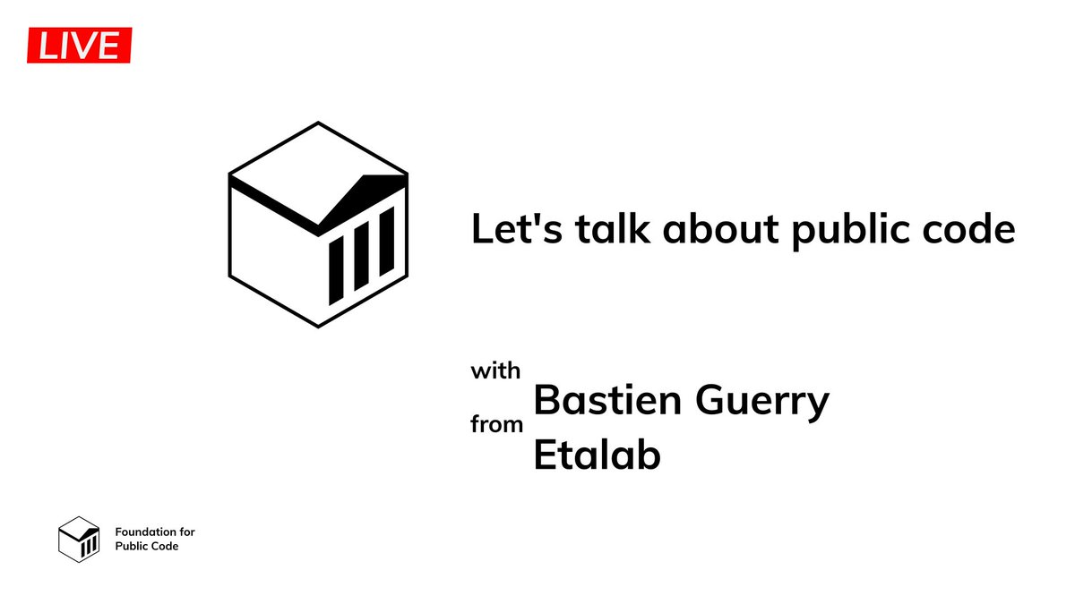 publiccodenet's tweet photo. Tune in on Tuesday to our podcast with Bastien Guerry from @Etalab. We'll talk about the French open source ecosystem and why and how Etalab, as a state agency, engages with it.

🔗 https://t.co/XSL0AZlFBl

📅 Thursday, October 12th | ⏰ 14:00 UTC

#ltapc #publiccode #opensource https://t.co/Y0BsoyF6Qx