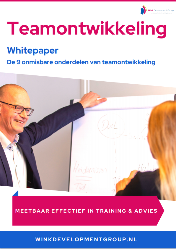 WinkDevelopment's tweet image. Ervaar jij als leidinggevende dat het trainen en ontwikkelen van teams een grote uitdaging kan zijn? Lees dan onze whitepaper waarin wij een overzicht geven hoe je een effectieve teamontwikkeling tot stand brengt. Laat een reactie achter met#whitepaper als jij de link wilt hebben