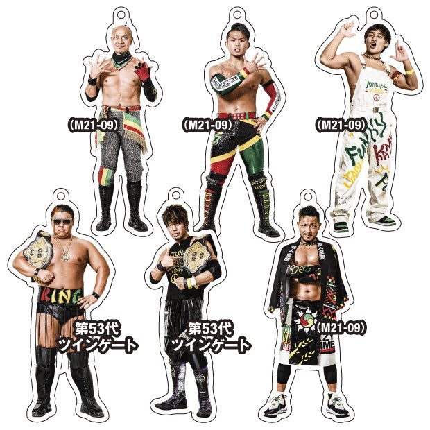 dragongate_pro's tweet photo. 【オフィシャルグッズ情報】
#NaturalVibes メンバー
最新アー写アクリルキーホルダー 新発売!
定価:各990円
#DRAGONGATE #ProWrestling https://t.co/4CdM5OF8nd