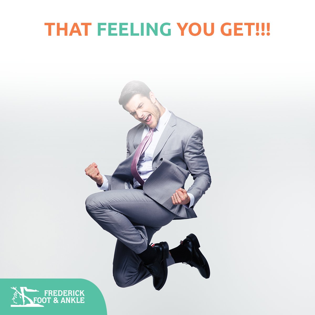 MyNewFeet's tweet photo. That feeling you get when your heel pain is gone! 
#plantarfasciitis #heelpain #foot #pain #podiatrist https://t.co/dYBubjNfrA