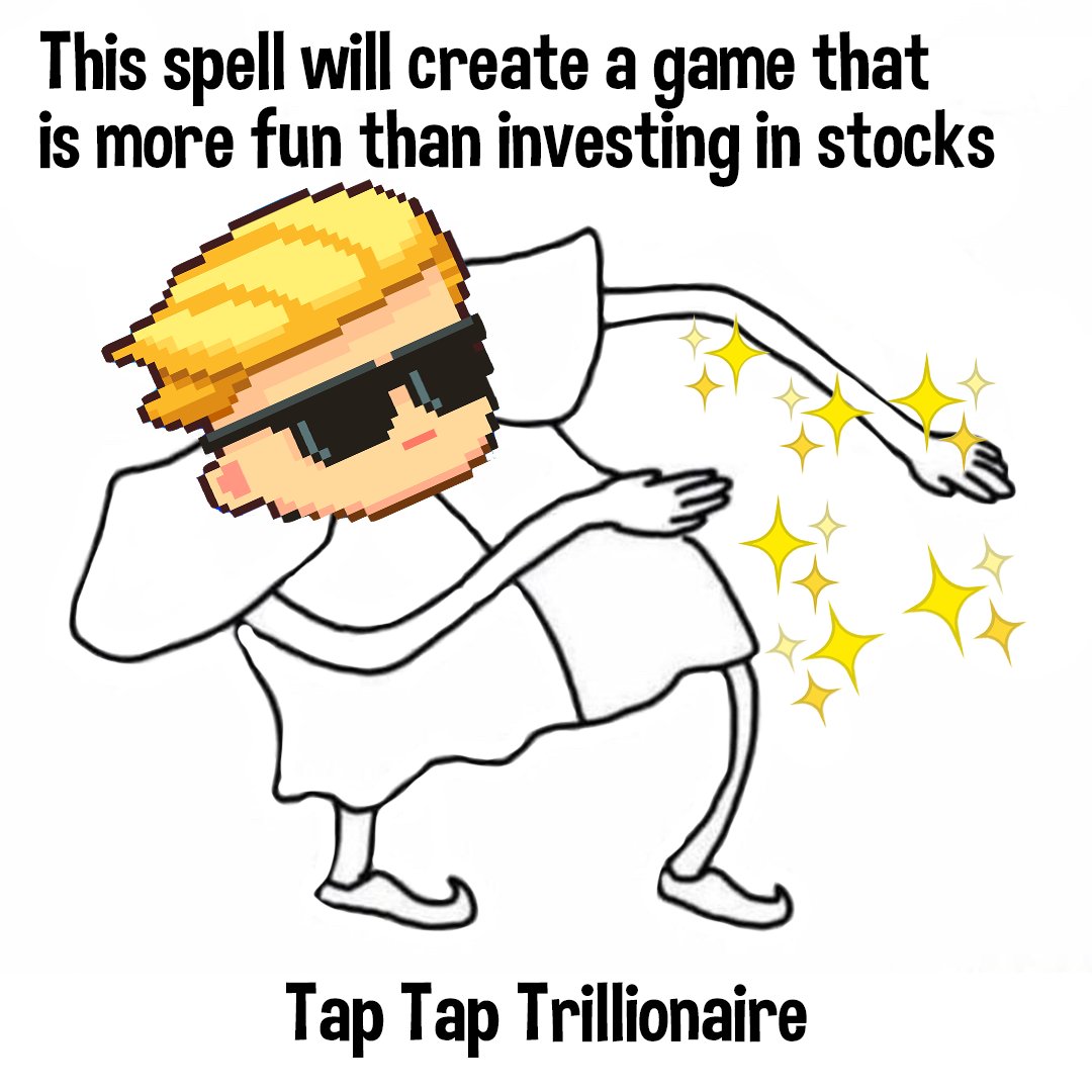 Try our game out! 😤

Want to practice on stocks while playing a fun mobile game? -⁠ m.onelink.me/8fe784a9⁠
⁠
#taptaptrillionaire #pixio #memestocks #stonks #amc #diamondhand