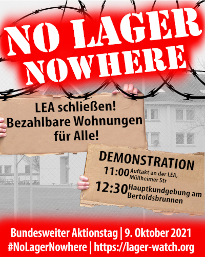 Am Samstag ist bundesweiter #noLagernowhere Aktionstag. Ab 12 Uhr senden wir gemeinsam mit <a href="/ourvoicerdl/">Our Voice</a> live von #Freiburg|er Demo. Kürzlich wurde Aktivist, der u.a. mit <a href="/freiheitsrechte/">Freiheitsrechte.org - GFF</a> gegen Hausordnung in den Massenlagern klagt, nach Ghana abgeschoben. rdl.de/programmhinwei…
