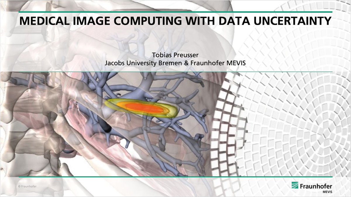 FraunhoferMEVIS's tweet photo. “Medical Image Computing with Data Uncertainty”: Meet us today at @MATHplusBerlin: https://t.co/2y1v1V4K5T
@Einstein_Berlin #MedicalImageComputing #Data #Uncertainty https://t.co/FQf22ipJg9
