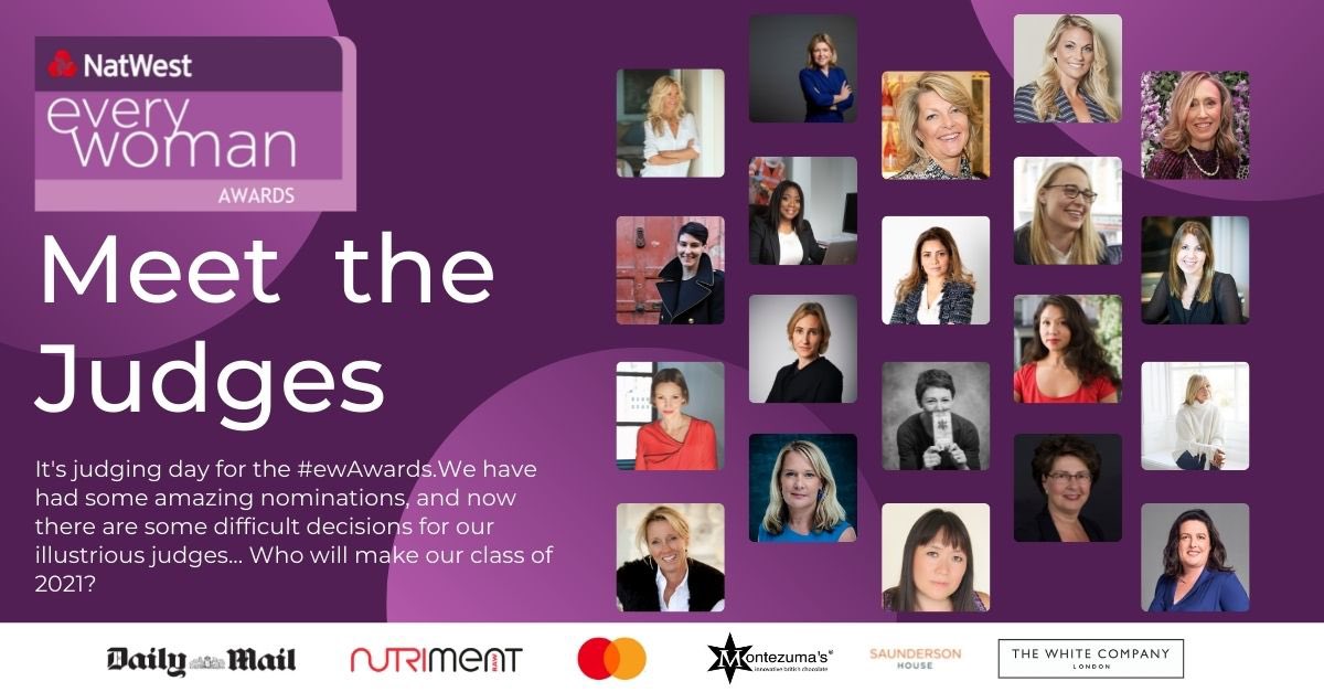 everywomanUK's tweet image. Our esteemed Judges are gathering together online for our @NatWestBusiness everywoman Awards judging day! Good luck to all the candidates attending today 🤞🏼everywomanforum.com/mpage/everywom…
#ewAwards #femalefounders