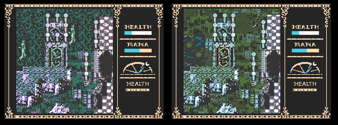 __SolS's tweet photo. Mossy garden ruins. #pixelart #ドット絵 https://t.co/FY9dSQNo6D