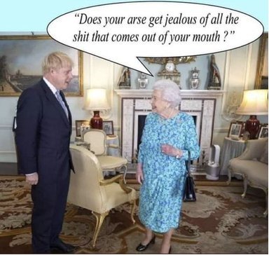 XRNorthDevon's tweet photo. @Emahbea Not to make light of the wrecking ball that is our odious, self-serving PM, but...
#Brexshit #Coronashit #COPshit #ClimateEmergency https://t.co/intlXUDUwR
