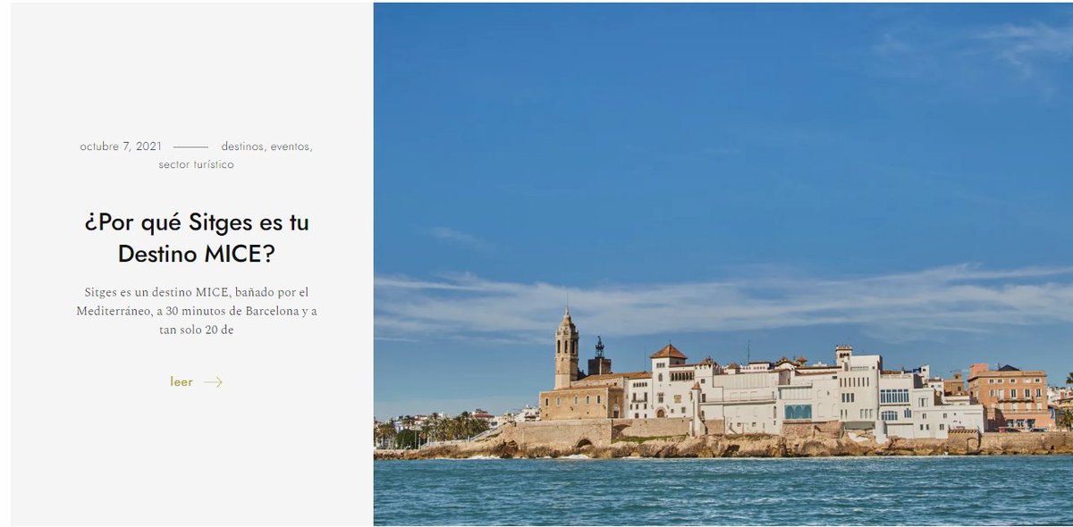 tadvisorsguild's tweet photo. Sus tesoros culturales y gran variedad gastronómica, lúdica y deportiva hacen de #Sitges un destino fascinante para la celebración de tu evento.
Hoy en nuestro #BlogWCCT descubrimos junto a su alcaldesa y a @SitgesCb sus posibilidades como #DestinoMICE👉https://t.co/ignI7YqZbz https://t.co/ceduzVI5qk