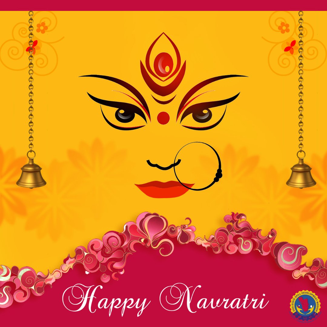 SkillGoa's tweet photo. May The Bright Colors Of Navratri Bring Into Our Lives High Spirits &amp; Positivity. Wishing You All A Blessed And Cheerful Navratri.

#HappyNavratri #Navaratri https://t.co/dOEw19j27I