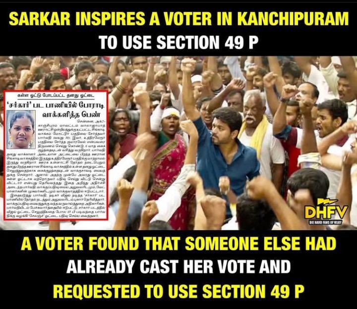 MalaysiaRawang's tweet photo. The Imapct of #Section49P 💥

#Sarkar #Beast @actorvijay https://t.co/uLEsgtZDWc