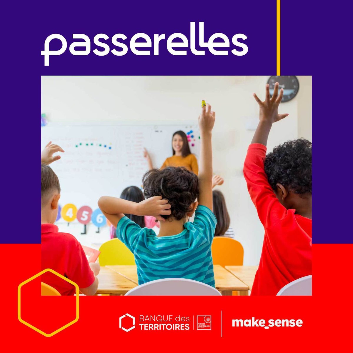 makesense's tweet photo. Vous êtes une entreprise #Edtech à impact ? Vous avez besoin d’un accompagnement sur mesure ? La @BanqueDesTerr lance le programme d’accélération #Passerelles opéré par @MakeSense Inc. Accounting and Finance. 💡Pour en savoir plus https://t.co/rdcRw6B7My #inclusion #education https://t.co/CDlNM7X6Z3