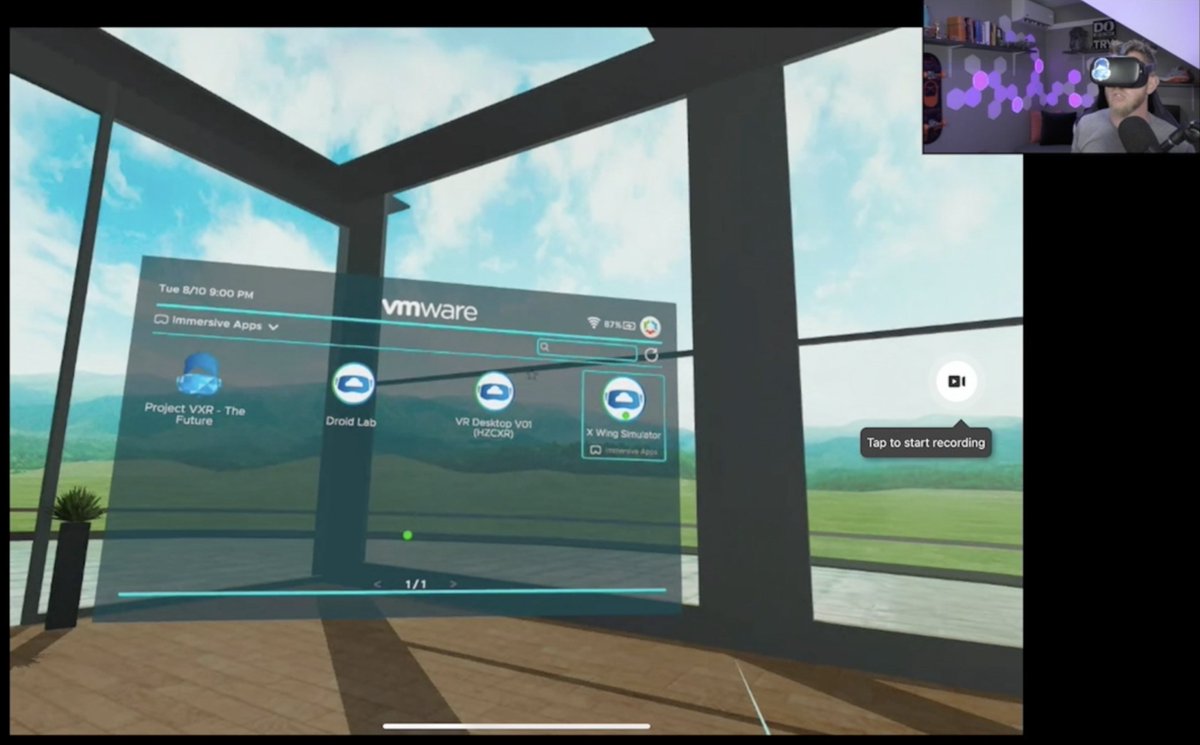 vhojan's tweet photo. Would you like to see how I was able to run Star Wars Squadrons in VR through @WorkspaceONE and @vmwarehorizon? Join me and @m0bilej0n in #VDiscover session #EUS1289 in 10 minutes!
#VMworld #VMworld2021 #ITQlife https://t.co/ZkTZbaTn7P