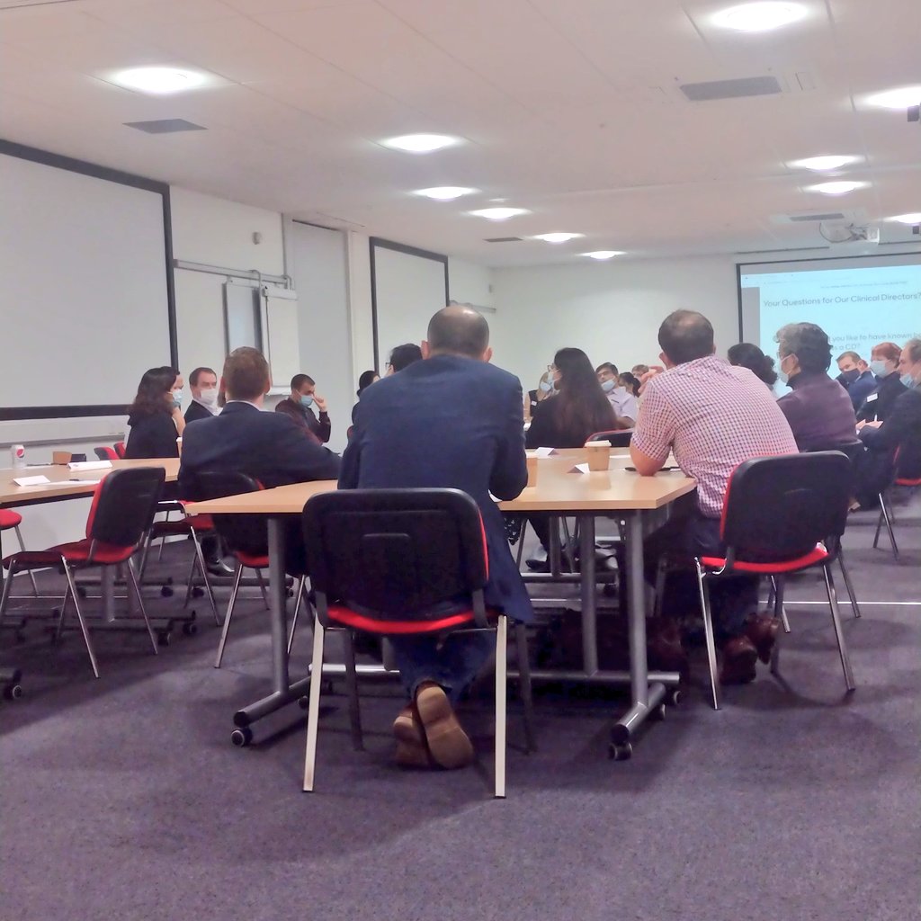 RWT_Leadership's tweet photo. #CDbootcamp @RWT_NHS
Getting off to a great start, with current Clinical Directors sharing their top tips & key responsibilities with aspirant CDs #leadership #difficultconversations #selfawareness #bebold #shapepolicy problems = opportunities #worklifebalance #keeplearning https://t.co/QiM7VboKQf