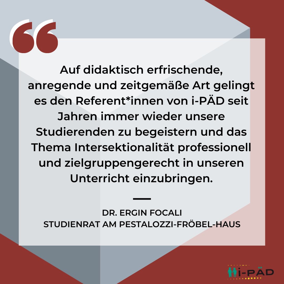 Kompetenzstelle intersektionale Pädagogik (i-PÄD) tweet media