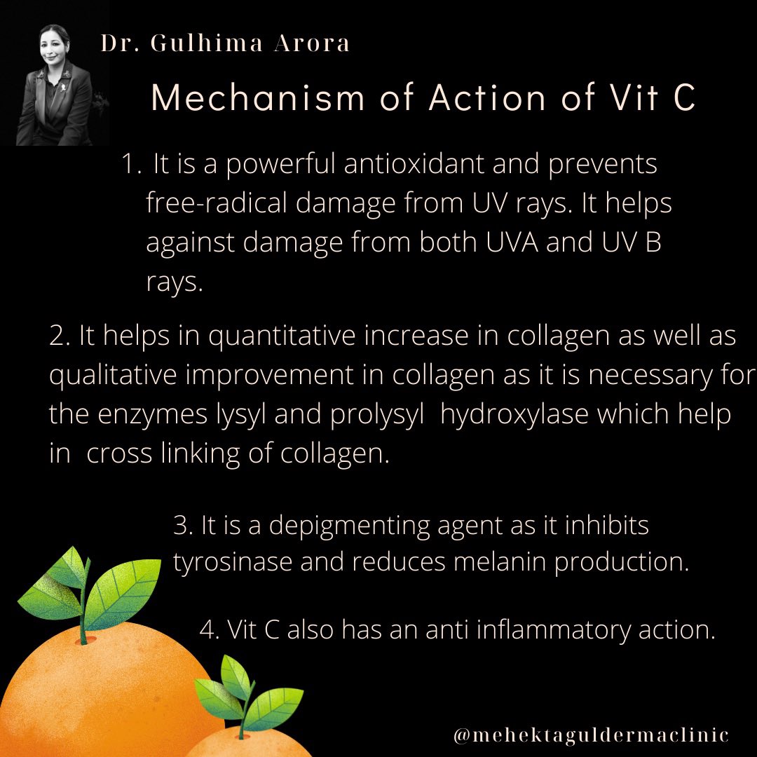 GulhimaA's tweet photo. Interesting facts about topical Vit C. It’s important to know the nuances of this commonly used product
#MedTwitter #MedEd #Medical #skincare #skincareroutine #dermatology #dermtwitter #dermdocs
@GolightlyMD @dr_arifabid @itchymissy @Food_for_skin @drpawanbajaj @DrSkinCeuticals https://t.co/BIYSqxnLlT