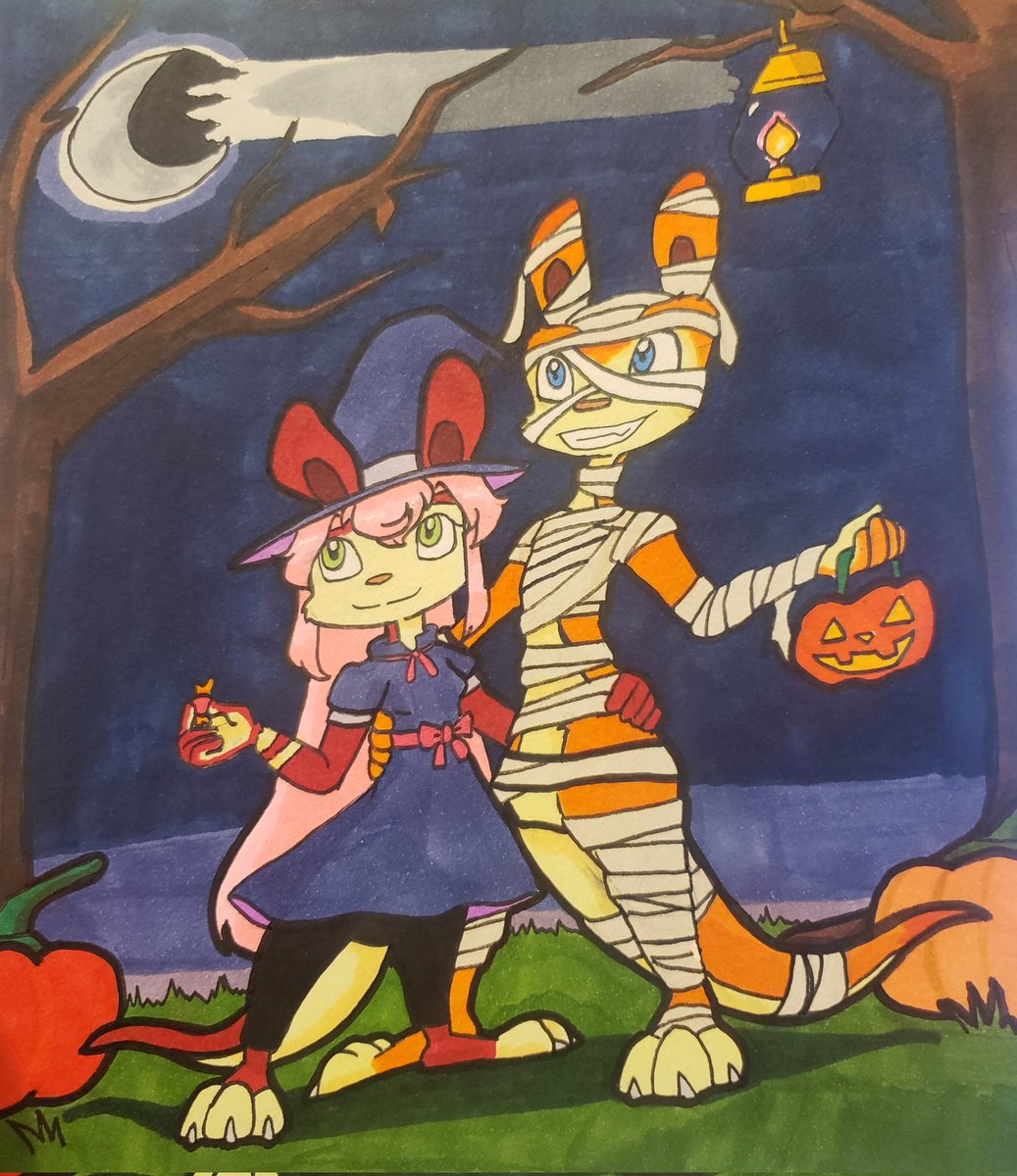 Goldensunsheba's tweet photo. Let's go kids we're going Trick or Treating.
#jakanddaxter #Daxter #ottsel #ottseloc #ocship #ocxcanon #orginalcharacter #sheairawildfire #ottsels #Halloween #happyhalloween #pumpkin #witch #mummy #fanart https://t.co/qmIdafdcDn