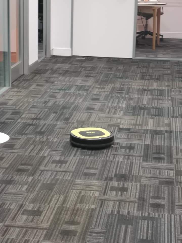 TPLC_ltd's tweet photo. Our Abbees are currently showing what they can do on a trial at a top bank HQ in central London.  We know that Abbee can improve cleanliness &amp; save time in any building &amp; are happy to prove that with no lengthy contract. Contact us to see how our solution can work for you. https://t.co/eM0Xa3ekSg