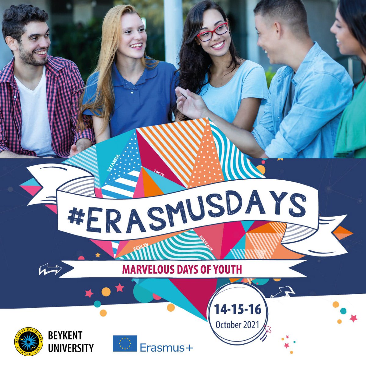 We are ready to share Erasmus+ experiences from 14th of October to 16th of October on #ErasmusDays. Stay tuned to see Marvelous Days of Youth!

<a href="/ulusalajans/">Türkiye Ulusal Ajansı 🇹🇷 Turkish NA</a>