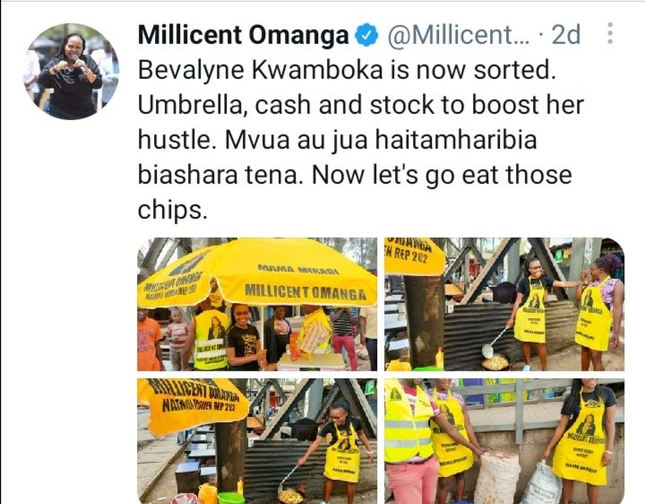 OnguruMeister's tweet photo. #FactChecker
#KeepingThemHonest
@MillicentOmanga just discovered that campaigns will not be business as usual in this country ever again. Wakenya tumeshanuka raundi hii!

#BottomDown Millicent Omanga Weston Hotel #NgapataSwimmingPool Mandago Mpesa Jack Wilshere Newcastle Bissouma https://t.co/AkZTcZqVgV