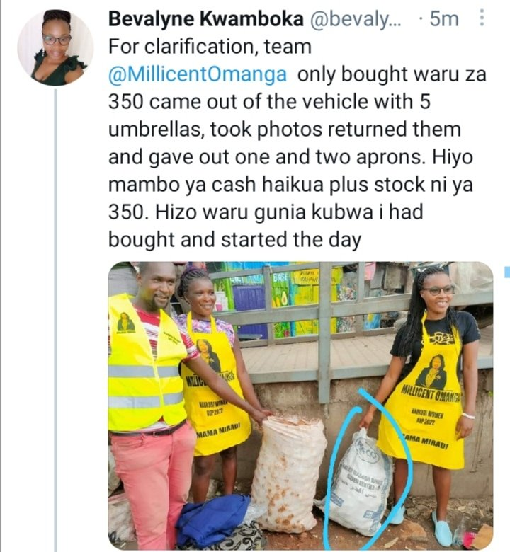 OnguruMeister's tweet photo. #FactChecker
#KeepingThemHonest
@MillicentOmanga just discovered that campaigns will not be business as usual in this country ever again. Wakenya tumeshanuka raundi hii!

#BottomDown Millicent Omanga Weston Hotel #NgapataSwimmingPool Mandago Mpesa Jack Wilshere Newcastle Bissouma https://t.co/AkZTcZqVgV