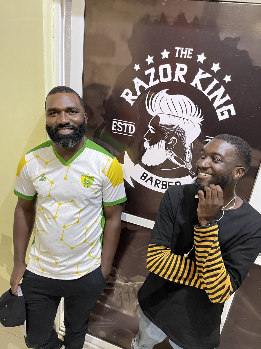 Yeap a new chapter and we up and running Abuja is the  new location THE RAZOR KING BARBER is the base guess who came along to <a href="/TheRazorKing/">The Razor King</a> ...... 👈🏾 hit follow button 🙏