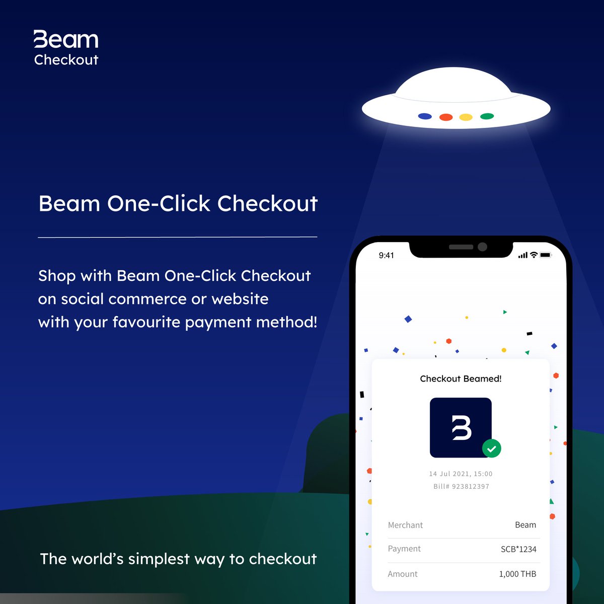 Beam Checkout tweet media