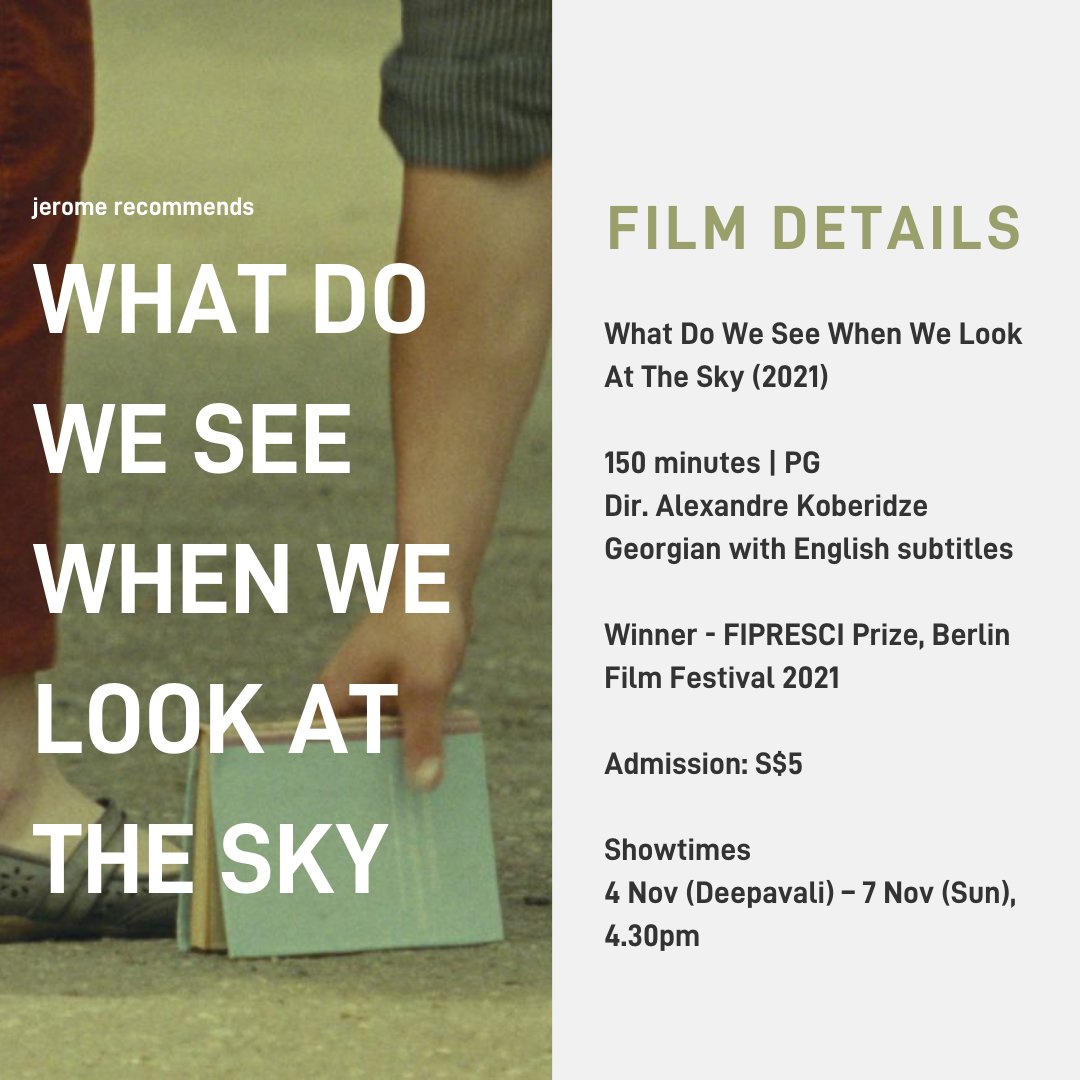 ArtSciMuseum's tweet photo. 1/2 Introducing a new series called ASM Recommends! First up, we have Jerome, Programmer behind #ArtScienceonScreen: Textures of the City. Check out 👇 his recommendation and why you should catch it. https://t.co/lnw6ZhrKtB