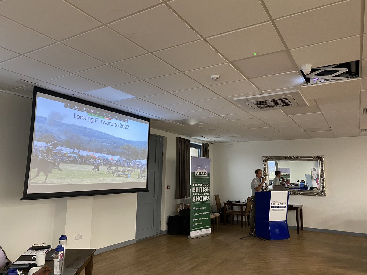 Association of Shows (@asaoshows) on Twitter photo ⏪ We now rewind on running Shows - Tim Ledbury of North Somerset Show provides a presentation on looking forward to 2022 including budgeting.
The Show has not run for two years seeing income drop by 95%. Tim reviews running a Show and budgeting for a post covid world. ⏪ We now rewind on running Shows - Tim Ledbury of North Somerset Show provides a presentation on looking forward to 2022 including budgeting.
The Show has not run for two years seeing income drop by 95%. Tim reviews running a Show and budgeting for a post covid world.