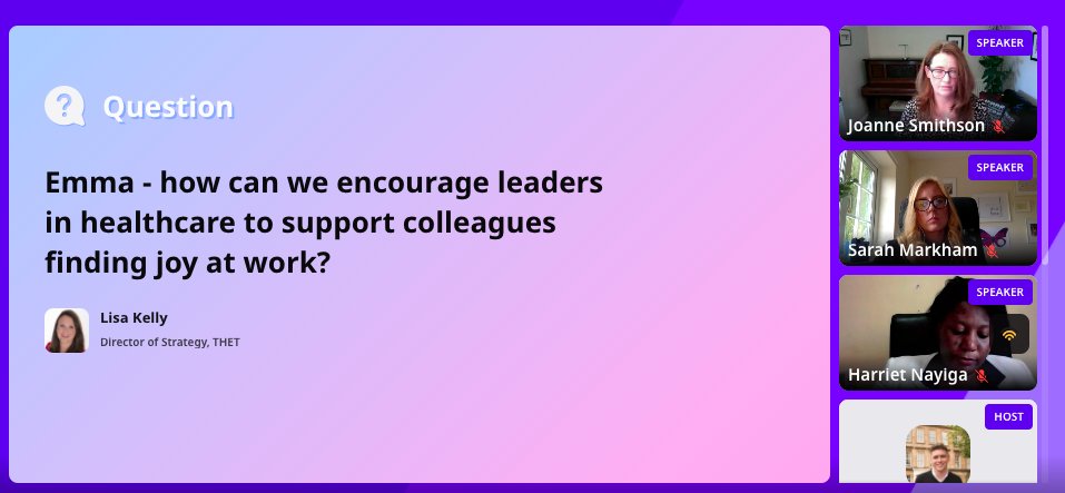 NursingNow2020's tweet photo. So wonderful to see #NursingNowChallenge champion & #ChallengersCommittee member @NayigaHarriet6 speak at the #THETConf today!
Harriet leads a wonderful #NursingNowChallenge programme for staff at #MILCOT, working to support their mental-health & wellbeing
#Leadership https://t.co/veUrjo3XuV