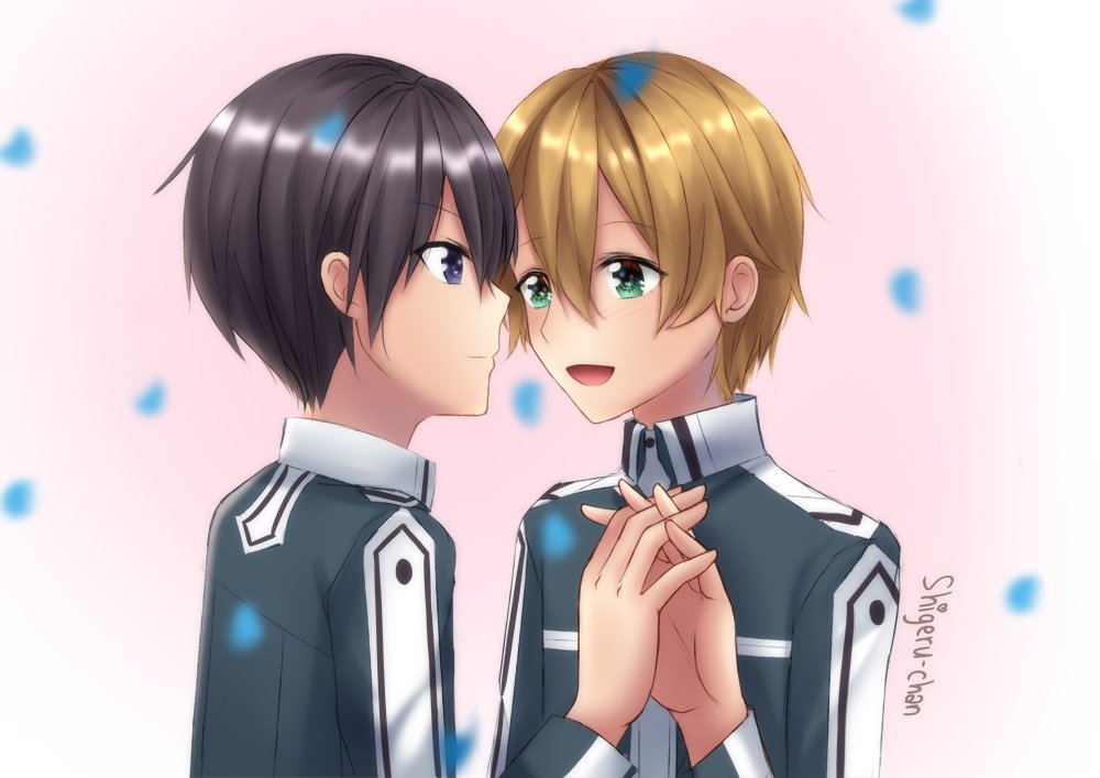 ShigeruchanArt's tweet photo. Happy birthday Kirito!
Your present is the best boi Eugeo 💖

Sorry i didn't make it to finish a new kirito new fanart 😭

#桐々谷和人誕生祭2021 
#桐々谷和人生誕祭2021 
#キリト誕生祭2021 
#キリト生誕祭2021 
#SAO #saofanart #キリユジ #ユジキリ #shigeruart https://t.co/aHrrH4ngy6