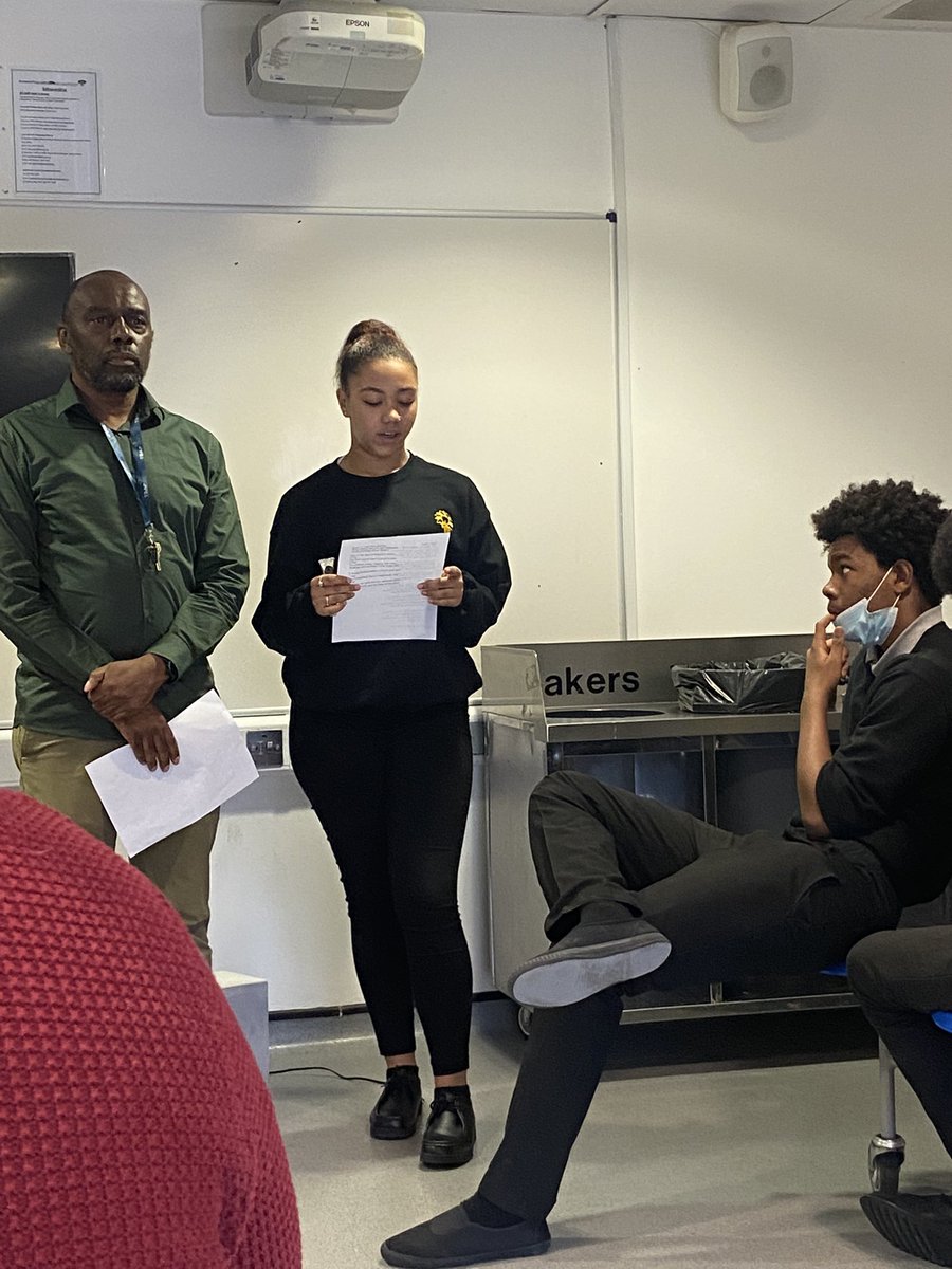 Our staff and learners enjoying #NationalPoetryDay